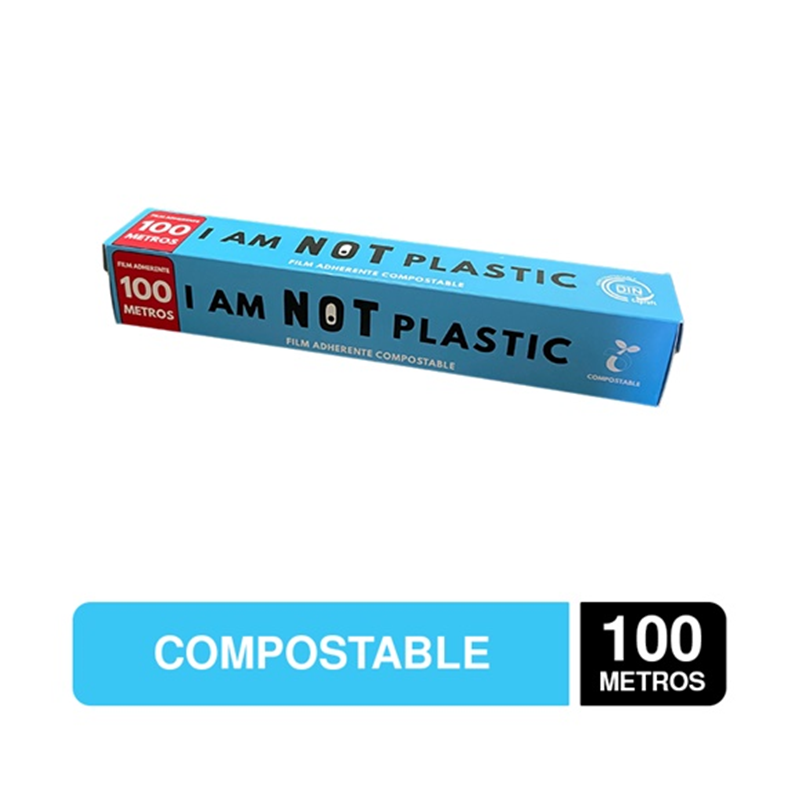 Film Adherente Para Cocina Compostable - 100 Metros.