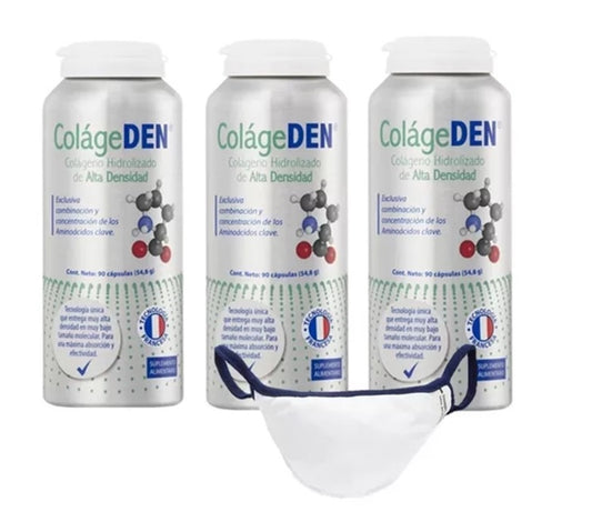 Pack Colágeno Colageden 3 Meses + Mascarilla Con Cobre.