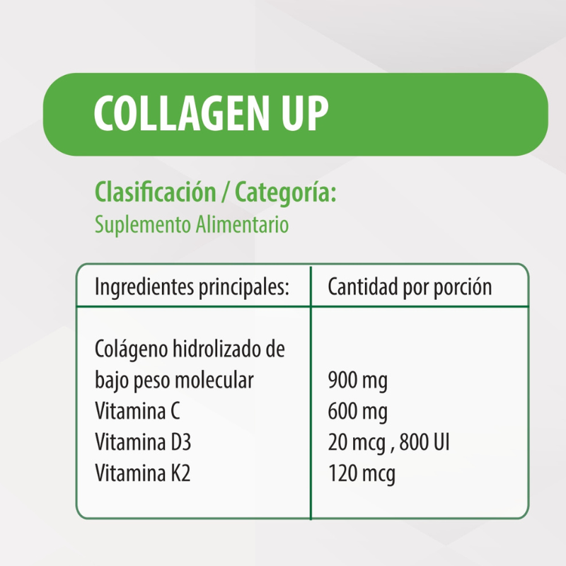 Collagen UP High Potency – Refuerza tu piel, huesos y articulaciones