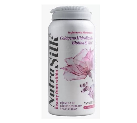 Nutra Silk - Colágeno Hidrolizado, Biotina Y Vitamina C.