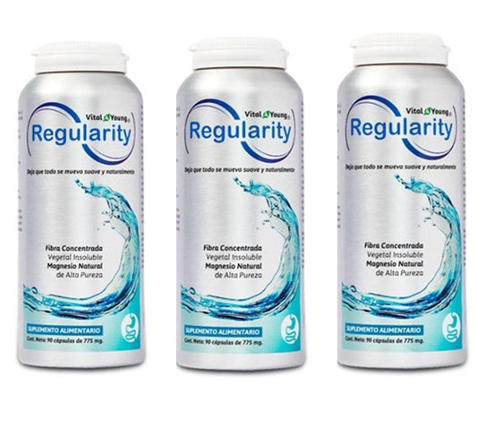 Pack 3x Regularity - Mejora El Estreñimiento-tránsito Lento.
